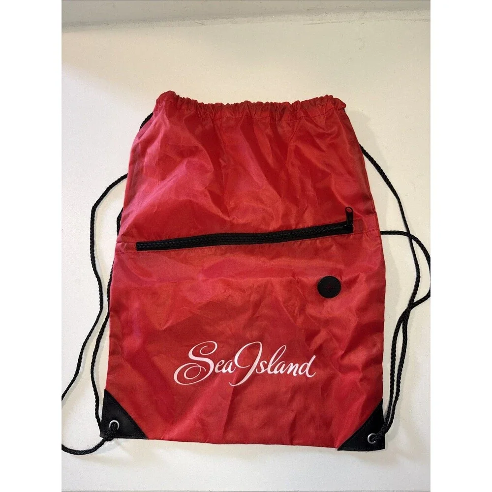 Sea Island Golf Coastal Georgia Resort Drawstring Beach Workout Bag